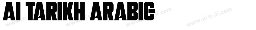 AI Tarikh Arabic字体转换